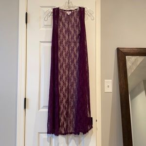 Lu la Roe purple vest small